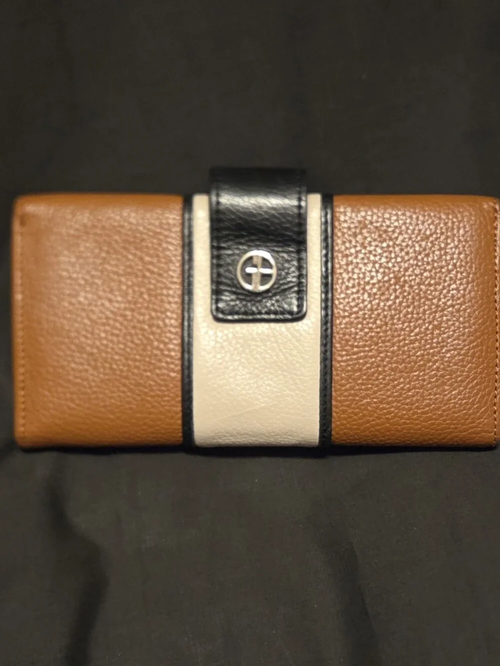 Giani Bernini Colorblock Trifold Leather Wallet